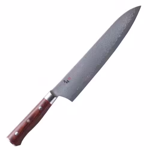 Mcusta Zanmai Gyuto 240mm Damast VG10 Pakka Wood