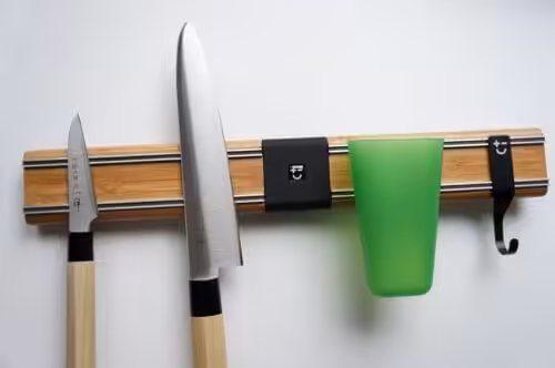 Dwuczęściowa listwa magnetyczna 450mm Bambus