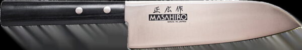 Masahiro Sankei Nóż Santoku 165mm czarny