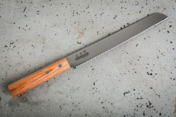 Masahiro Sankei Nóż do Pieczywa 210mm brązowy