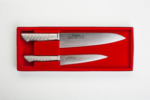 Masahiro MV-S Zestaw 2 noży: Uniwersalny 150 mm + Nóż Szefa Kuchni 210 mm