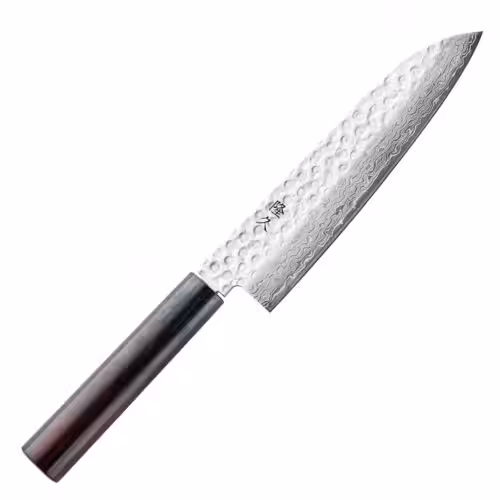 Takahisa Damascus Santoku 180 mm Rosewood VG-10