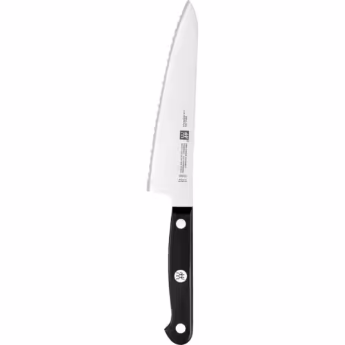 ZWILLING GOURMET Kompaktowy nóż szefa kuchni z ząbkowanym ostrzem 14 cm