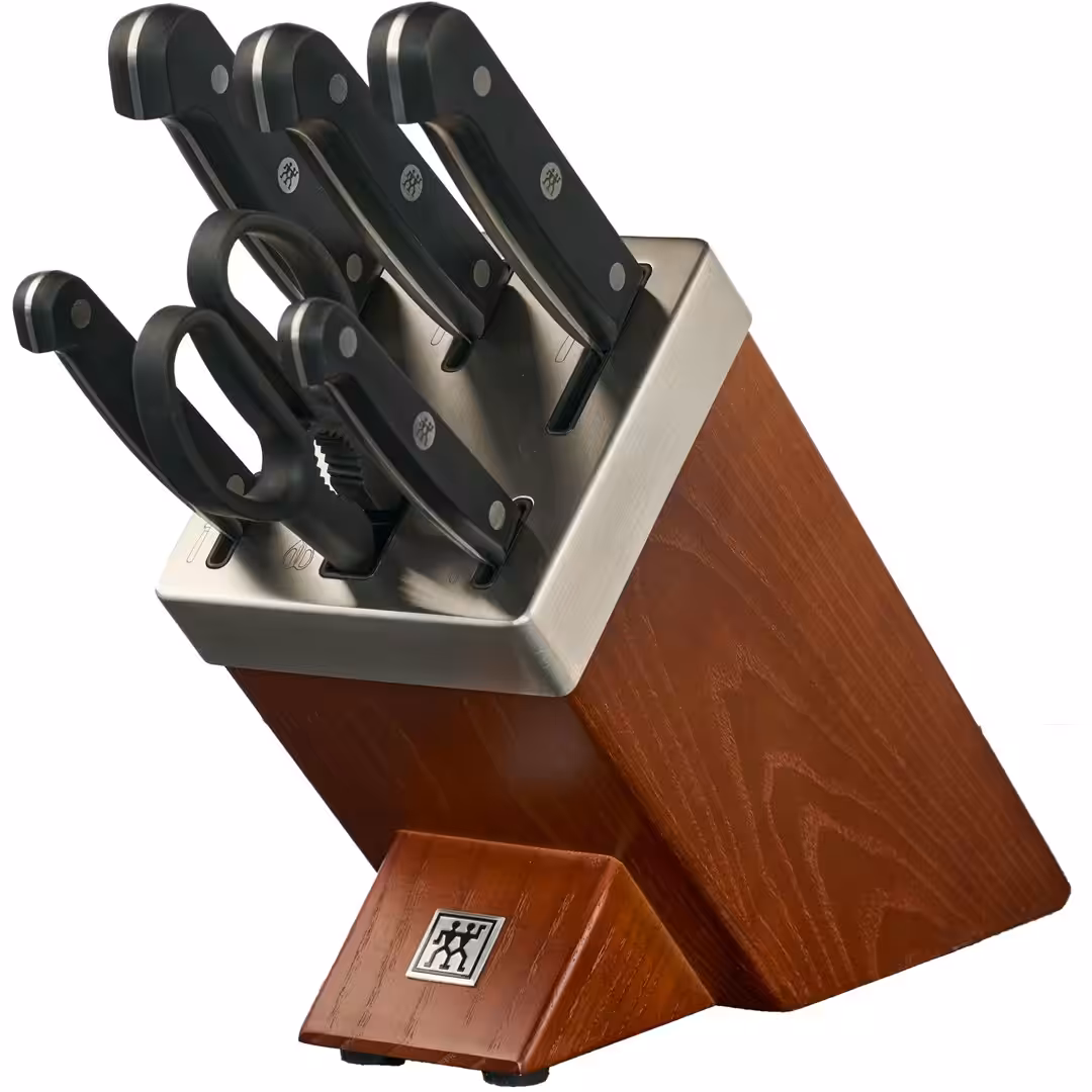 ZWILLING GOURMET Zestaw 5 noży w bloku samoostrzącym