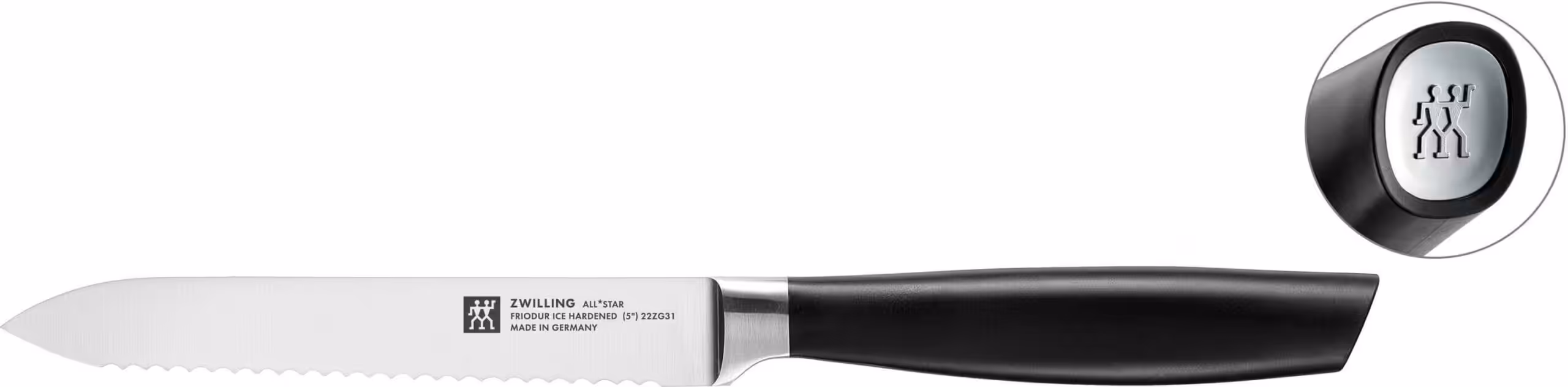 ZWILLING ALL * STAR Zestaw 4 noży w bloku srebrny - obrazek 3