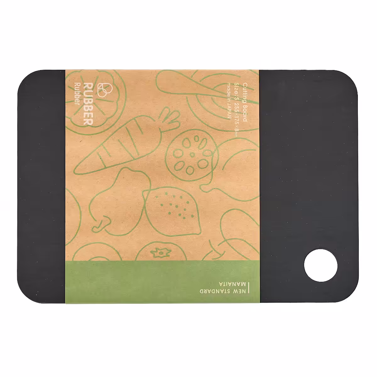 Parker Asahi BLACK Synthetic Cutting Board 25.5 x 17.5 x 0.8 cm - Image 2