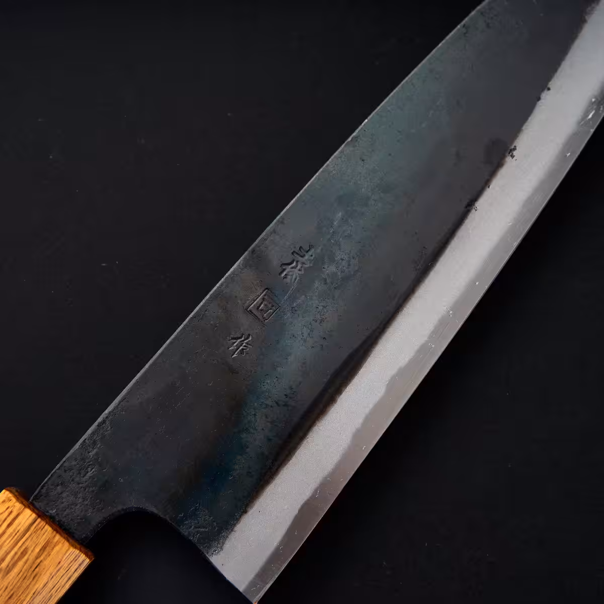 Tosa Tsukasa Kurouchi Gyuto 21 cm Shirogami #1 - Image 5